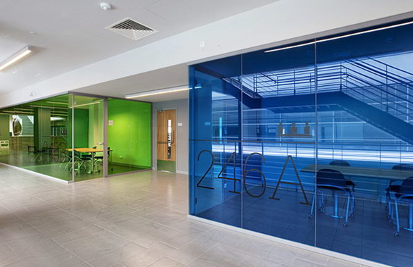 Coloured Laminated Glass