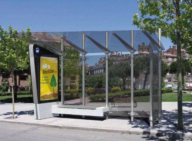 Glass Shelters for Bus Stops